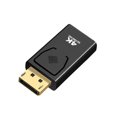 4K DisplayPort DP to HDMI Adapter DP Male to HDMI Female Video Audio Converter for TV Laptop Co
