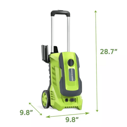 Electric High Pressure Washer Max QuickConnect Nozzles Telescopic Handle Foam Cannon Heavy Duty Pow