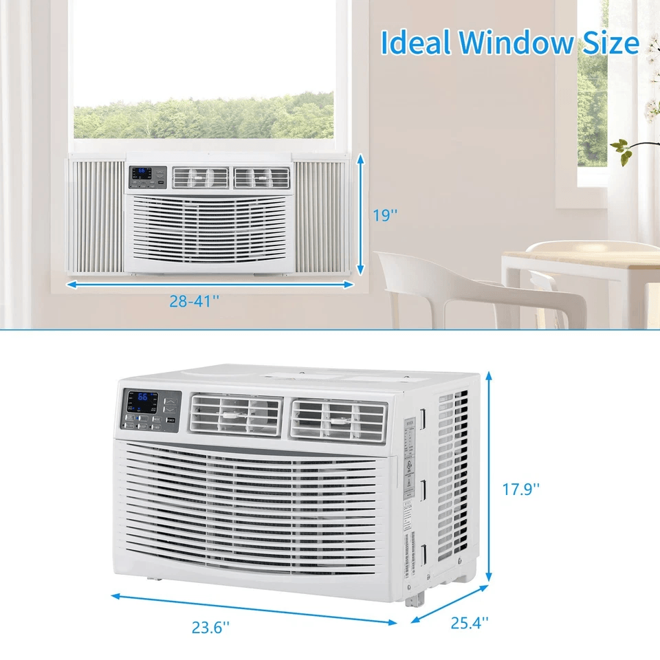 Window Air Conditioner With Remote  WiFi Smart Cooling For Rooms 5