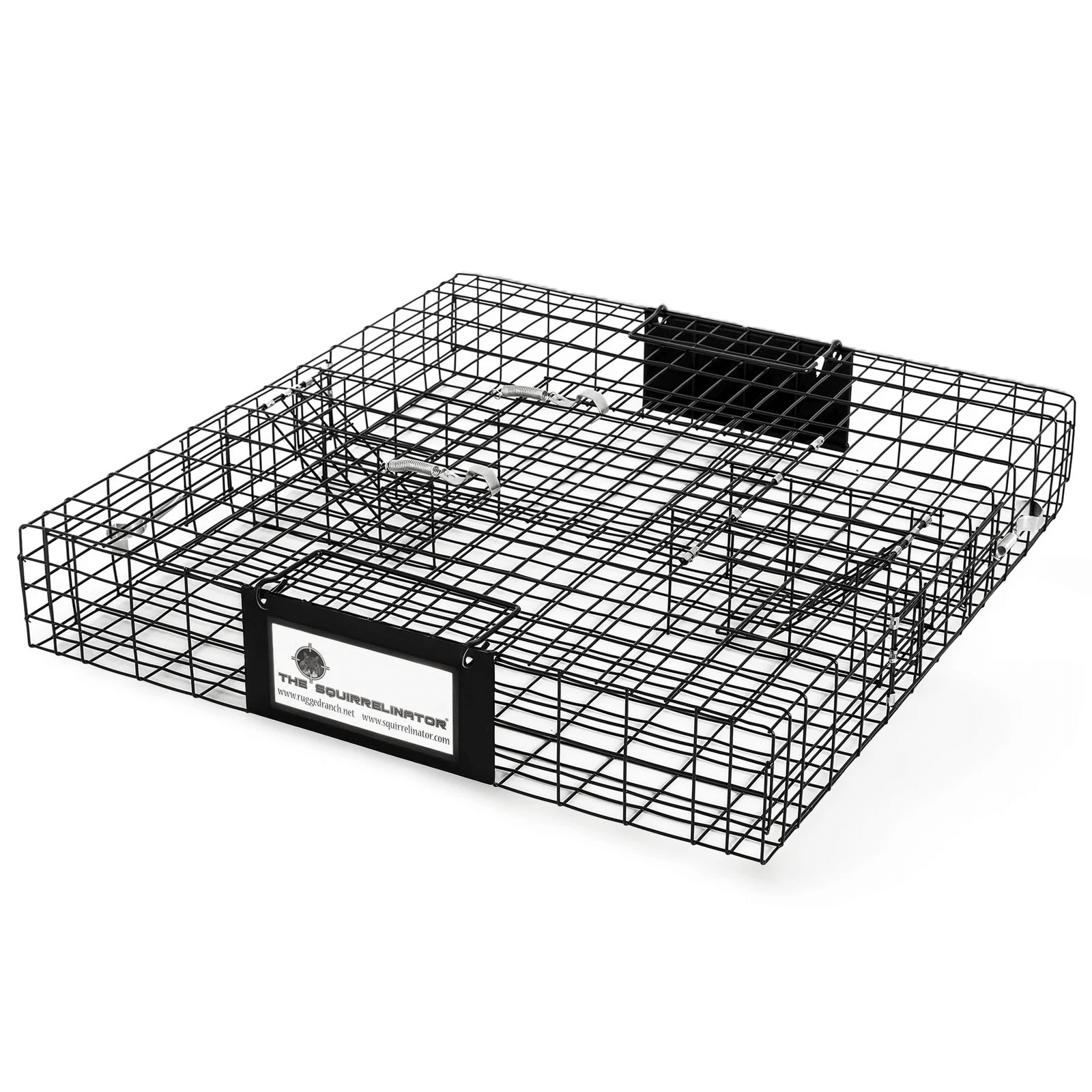 Humane Rugged Ranch SQRTO Squirrelinator Trap Large CatchMor Live Animal Cage With Dual Doors For S 10