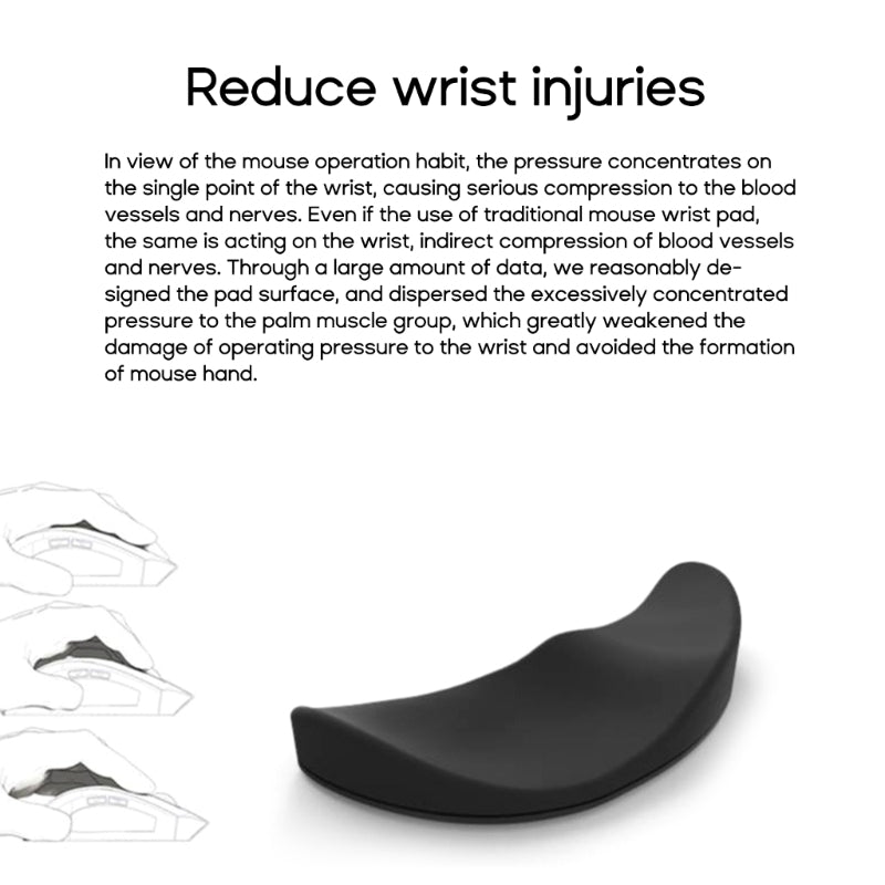 Silicone Hand Cushion Mouse Wrist Rest Durable Palm Support Pad for Computer  Office Use