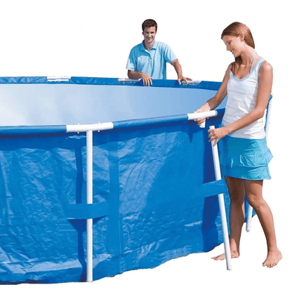 Bestway Steel Pro MAX Round Above Ground Pool Complete Backyard Swimming Pool Kit With Pump Ladder  5