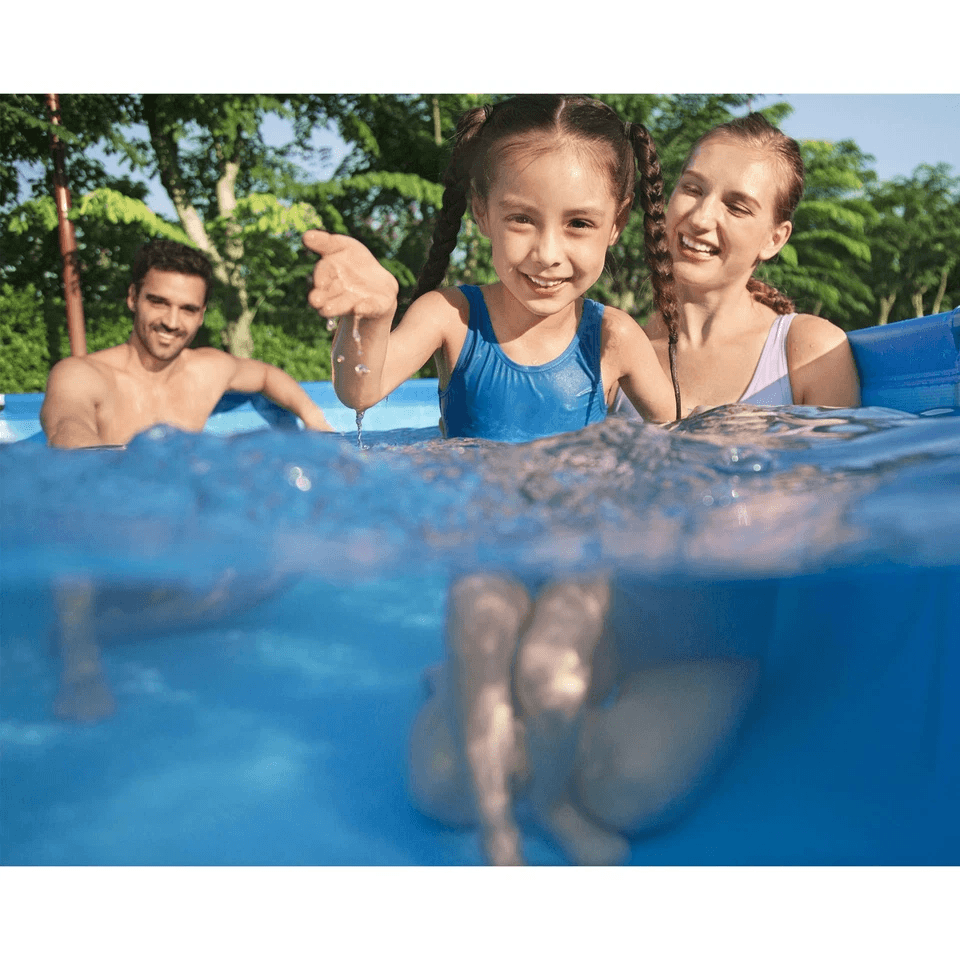 Bestway Steel Pro MAX Round Above Ground Pool Complete Backyard Swimming Pool Kit With Pump Ladder  4