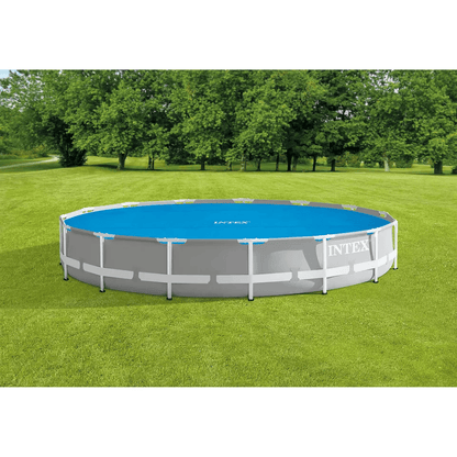 Intex Round Easy Set Blue Solar Cover For Swimming Pools  Pool Cover 2