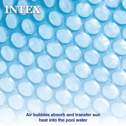 Intex Round Easy Set Blue Solar Cover For Swimming Pools  Pool Cover 4