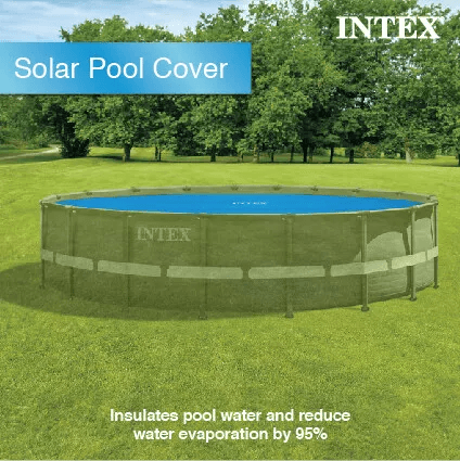 Intex Round Easy Set Blue Solar Cover For Swimming Pools  Pool Cover 7