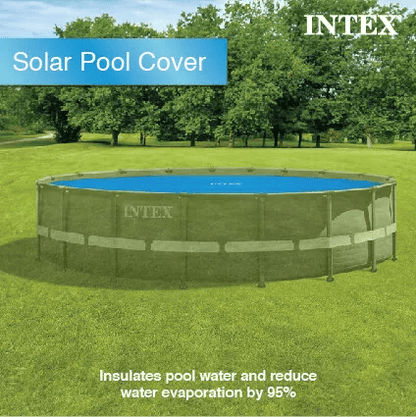 Intex Round Easy Set Blue Solar Cover For Swimming Pools  Pool Cover 7