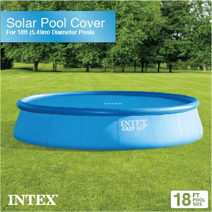 Intex Round Easy Set Blue Solar Cover For Swimming Pools  Pool Cover 8