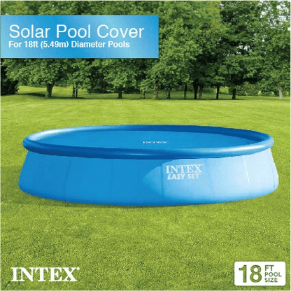 Intex Round Easy Set Blue Solar Cover For Swimming Pools  Pool Cover 8