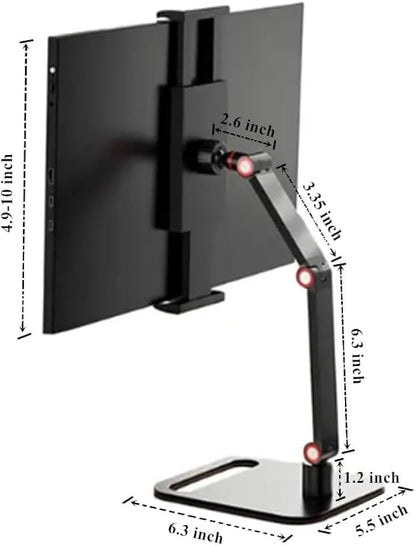 Adjustable Universal Desk Holder for 12173 Displays VESA Mount Monitor Stand with Expandable Base