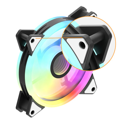 Clearance Aigo AF12 120mm RGB Case Fan Silent ARGB Cooling for PC  CPU Water Air Cooler