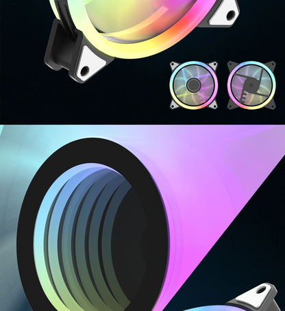 Clearance Aigo AF12 120mm RGB Case Fan Silent ARGB Cooling for PC  CPU Water Air Cooler