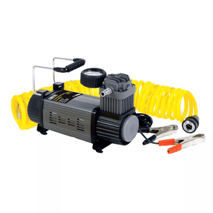 Heavy Duty Master Mechanic Tire Inflator, Portable Air Compressor kit