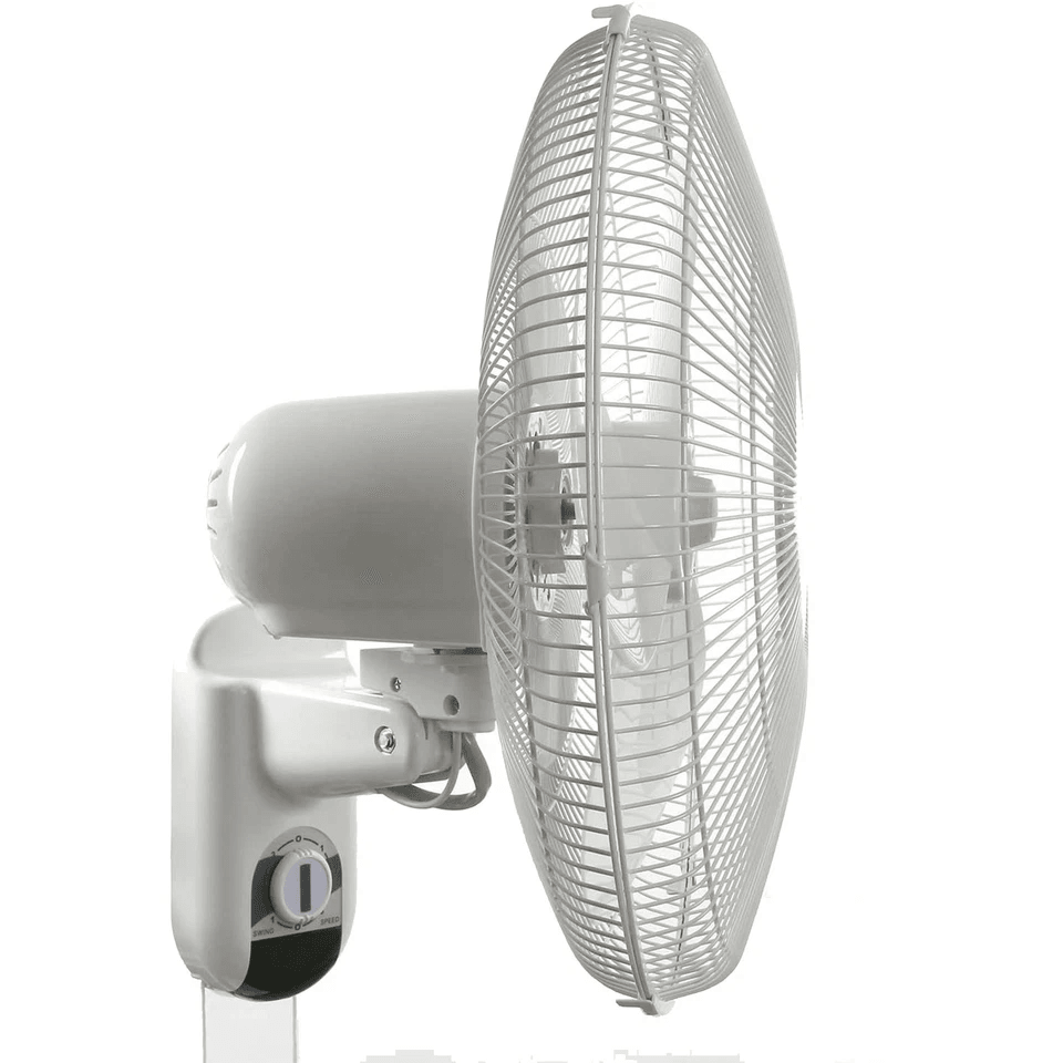 Wall Mounted Hurricane Classic Oscillating Fan Rotateable  Speed Pull Cord Control Quiet Motor For  4
