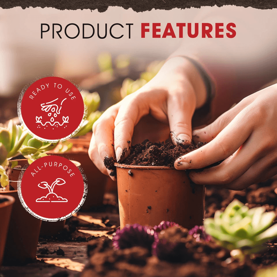 Michigan Peat Garden Magic Potting Soil Mix ReadytoUse Indoor  Outdoor Planting Soil MoistureRetain 2