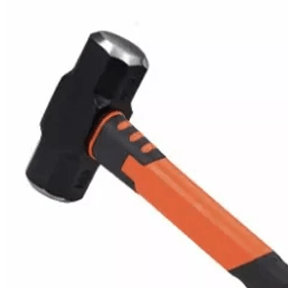 GROZ 4 Lb Hard Face Sledge Hammer  16 Fiberglass Handle HeavyDuty Demolition Tool 1