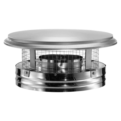 Stainless Steel Round Chimney Cap, Durable Outdoor Vent Cover