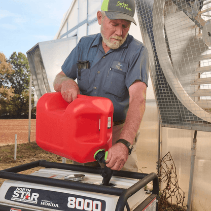 Scepter Smart Control 5 Gallon Gasoline Can Jug With Dual Handles Capless Funnel SpillProof Fuel Co 6