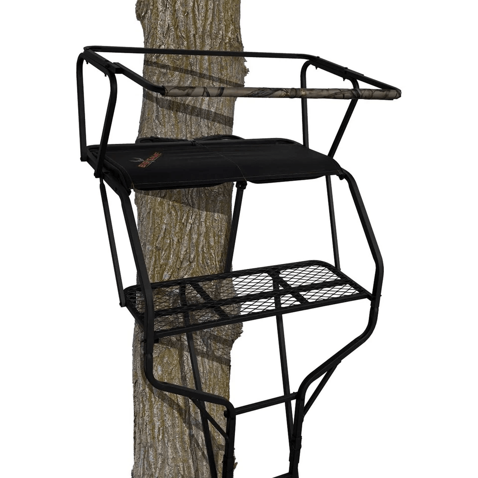 Big Game Guardian XLT Foot Deer Hunting Ladder Climbing Tree Stand Elevated Stand With FlexTek Seat 2