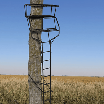 Big Game Guardian XLT Foot Deer Hunting Ladder Climbing Tree Stand Elevated Stand With FlexTek Seat 1