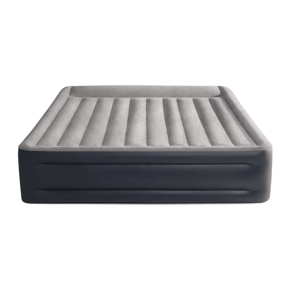 King Size Intex Dura Beam Plus Deluxe Air Mattress With BuiltIn Pump Inflatable Blow Up Bed For Cam 7