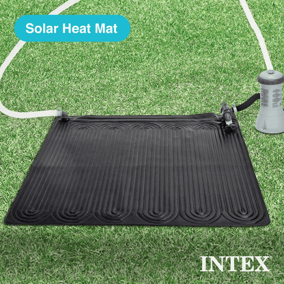 Intex Solar Water Heater Mat Black Eco Friendly Pool Heating For 8000 Gallon Above Ground Pools 1