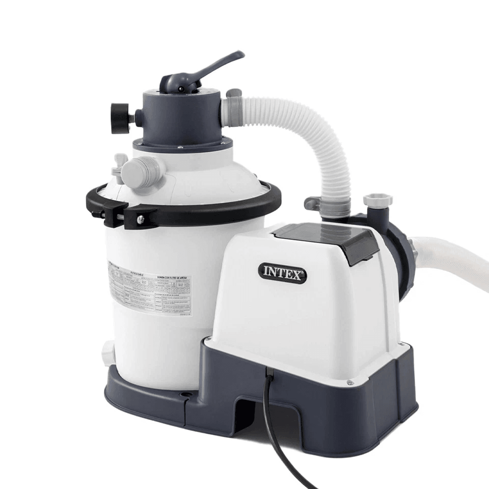 Intex Krystal Clear Sand Filter Pump for 4,400 Gal Above Ground Pools – Flow Rate with Timer & Hydro Aeration Technology