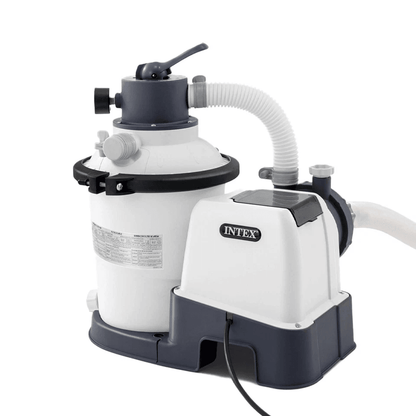 Intex Krystal Clear Sand Filter Pump for 4,400 Gal Above Ground Pools – Flow Rate with Timer & Hydro Aeration Technology