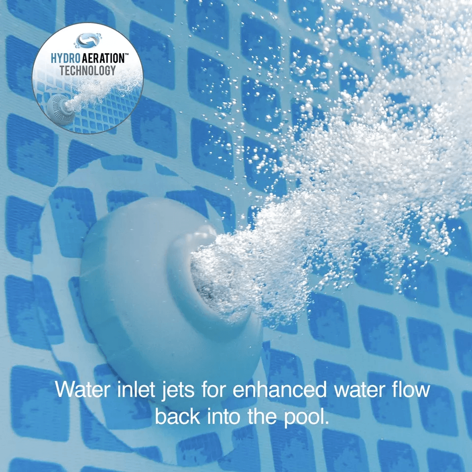 Intex Krystal Clear Sand Filter Pump For 4400 Gal Above Ground Pools  Flow Rate With Timer  Hydro A 5