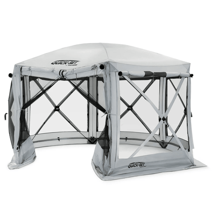 CLAM QuickSet Pavilion Foot Portable Outdoor Canopy Shelter PopUp Tent For Camping Picnics  Events  1
