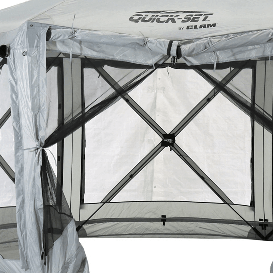 CLAM QuickSet Pavilion Foot Portable Outdoor Canopy Shelter PopUp Tent For Camping Picnics  Events  8