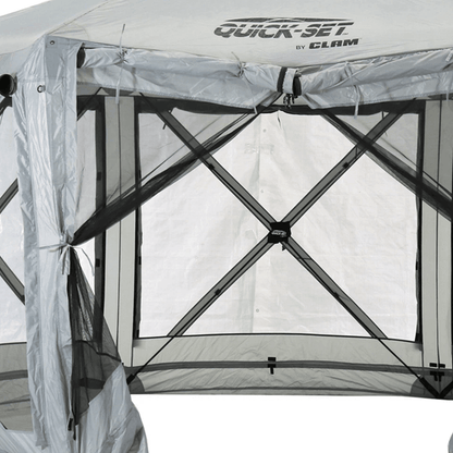 CLAM QuickSet Pavilion Foot Portable Outdoor Canopy Shelter PopUp Tent For Camping Picnics  Events  8