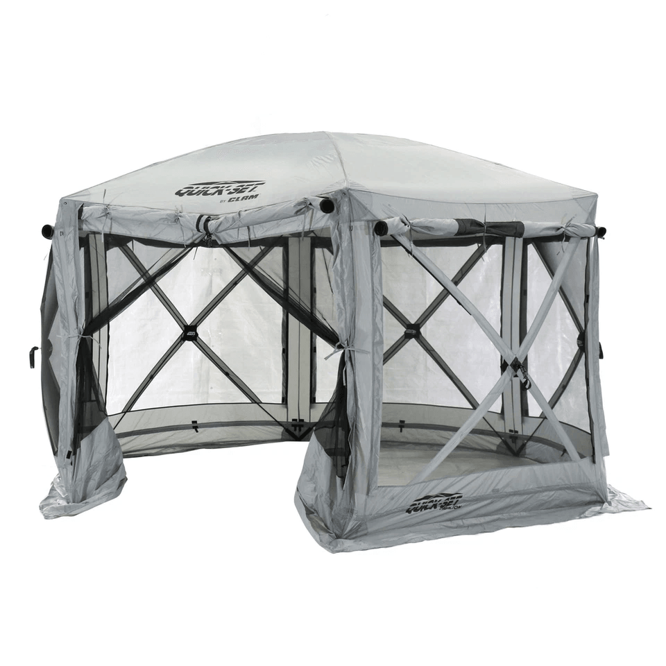 CLAM QuickSet Pavilion Foot Portable Outdoor Canopy Shelter PopUp Tent For Camping Picnics  Events  7