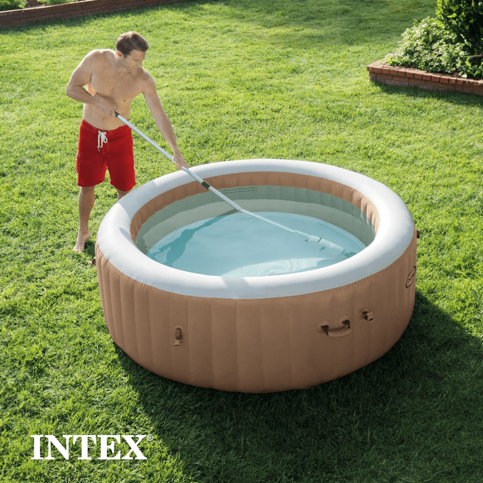 Intex Rechargeable Handheld Above Ground Pool Vacuum Cordless Spa Cleaner With 2 Brush Heads  Teles 3