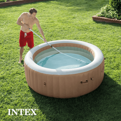 Intex Rechargeable Handheld Above Ground Pool Vacuum Cordless Spa Cleaner With 2 Brush Heads  Teles 3