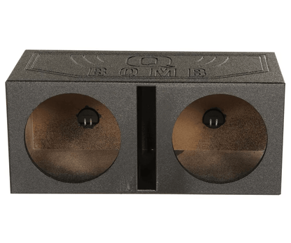 Dual Vented Ported Subwoofer Box With Bedliner Spray Heavy Duty MDF Enclosure For Deep Bass 4