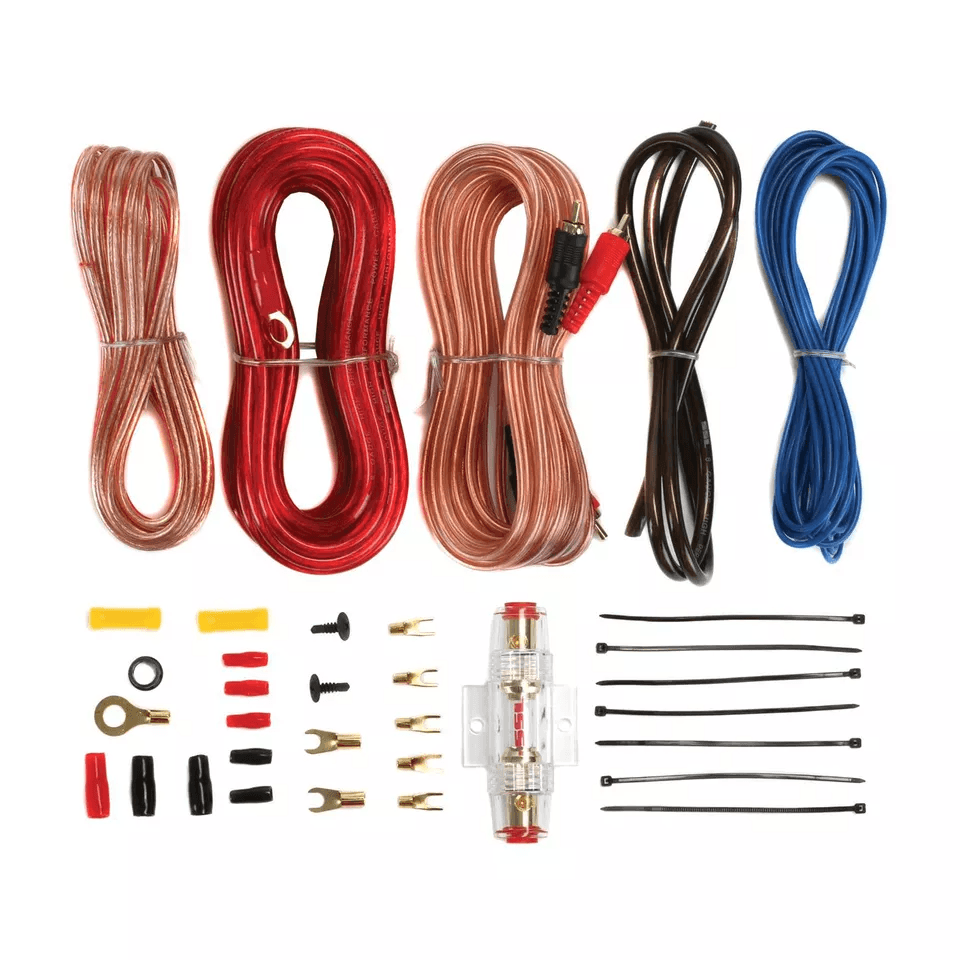 Mono Car Audio Amplifier Gauge Wiring Kit Complete Subwoofer Amp Installation Package 2
