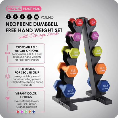 Neoprene Dumbbell Free Hand Weight Set With Rack Multicolor Cast Iron Hand Weights For Home Gym Wor 6