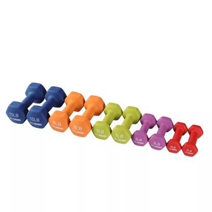 Neoprene Dumbbell Free Hand Weight Set With Rack Multicolor Cast Iron Hand Weights For Home Gym Wor 1