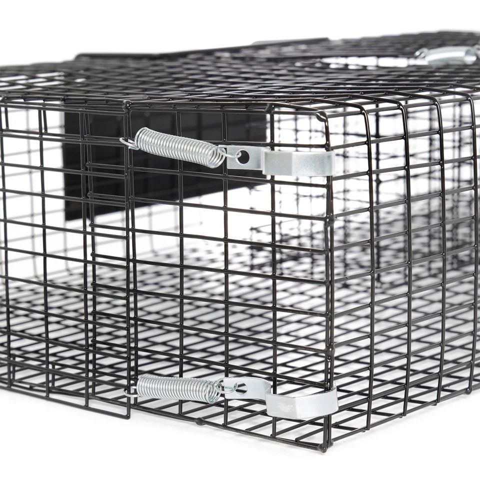 Rugged Ranch RATTR Ratinator Live Rat MultiCatch Animal Metal 2 Door Trap Cage  Humane IndoorOutdoo 1