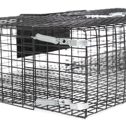 Rugged Ranch RATTR Ratinator Live Rat MultiCatch Animal Metal 2 Door Trap Cage  Humane IndoorOutdoo 1