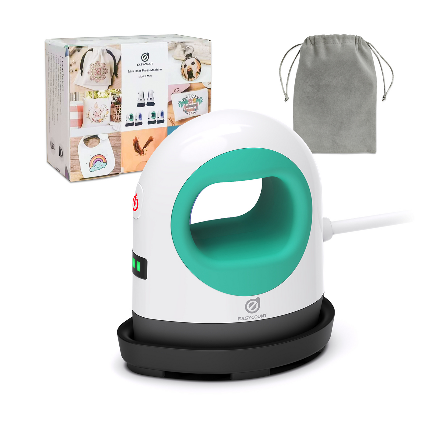 Compact Ceramic-Coated Heat Press for Small Objects – MiniB Portable Heat Transfer Tool