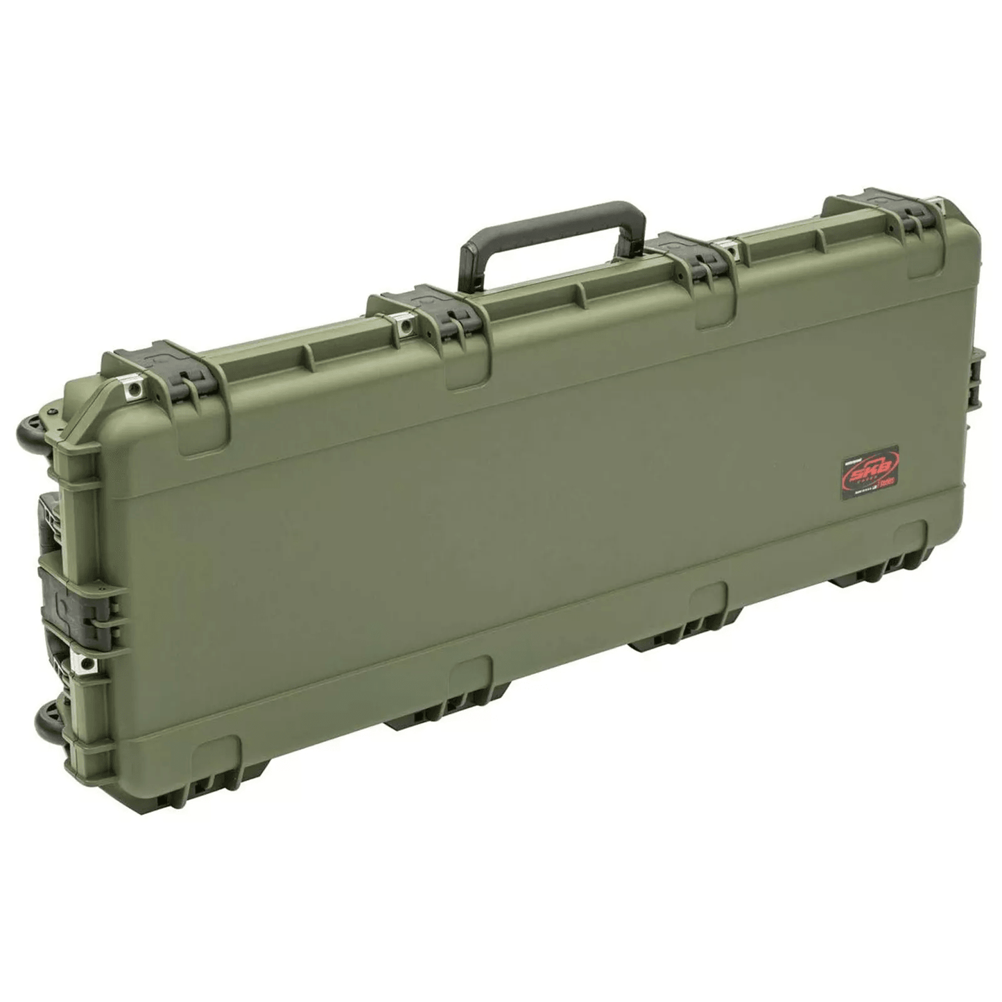 SKB Cases iSeries Hard Exterior Parallel Limb Bow Case, Green Archery Case with Wheels, TSA-Ready Latches, Arrow Storage