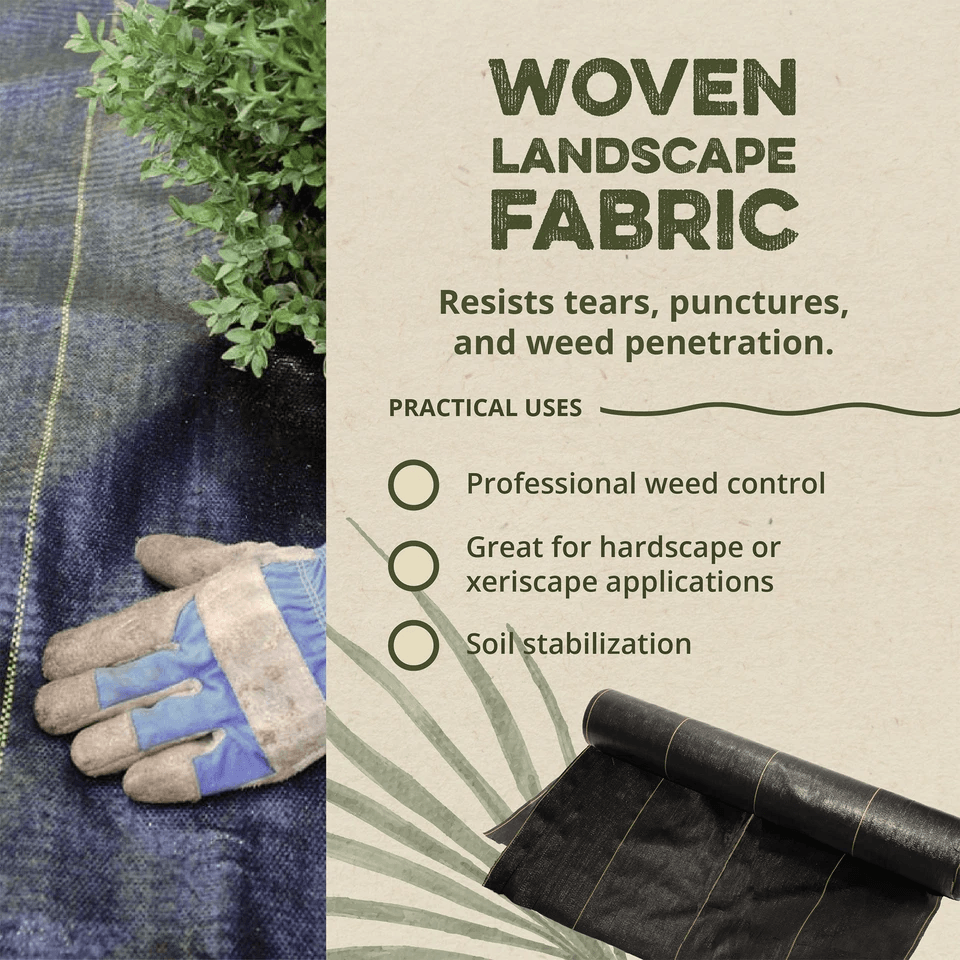 Landscape Weed Barrier Premium CommercialGrade Ground Cover Fabric For Gardens  Landscaping 2