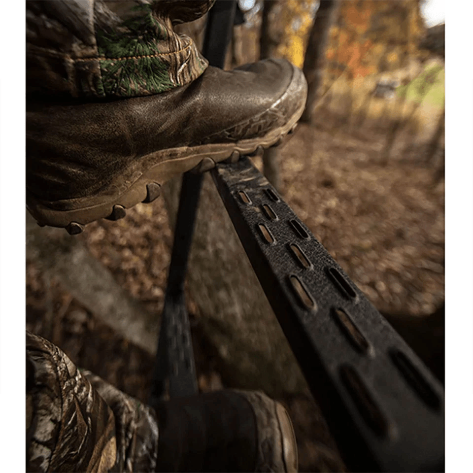 Hawk Big Denali 2Man Climbing Tree Stand Durable Steel Deer Hunting Ladderstand With MeshComfort Se 5