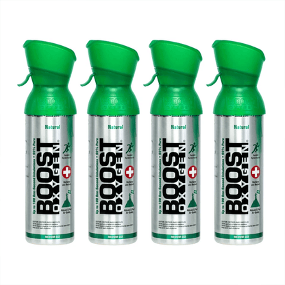 Boost Oxygen 5 Liter Natural Canned Oxygen with Mouthpiece, Portable Oxygen for Altitude, Sports, and Wellness