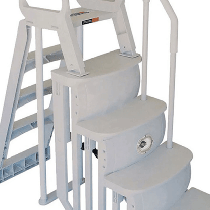 Main Access Above Ground Swimming Pool Smart Step And Ladder System Adjustable Entry Steps With NoS 7