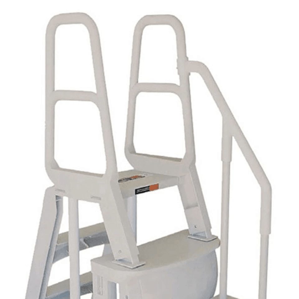 Main Access Above Ground Swimming Pool Smart Step And Ladder System Adjustable Entry Steps With NoS 4