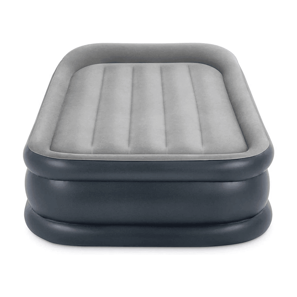 Intex Dura Beam Deluxe Pillow Bed With BuiltIn Pump Twin  165 Raised Air Mattress For Camping  Gues 6