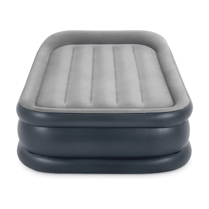 Intex Dura Beam Deluxe Pillow Bed With BuiltIn Pump Twin  165 Raised Air Mattress For Camping  Gues 6